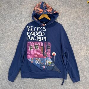 Ksubi x Hidjiworld Biggie Recess Hoodie Sweatshirt Mens Large Oversized Rare